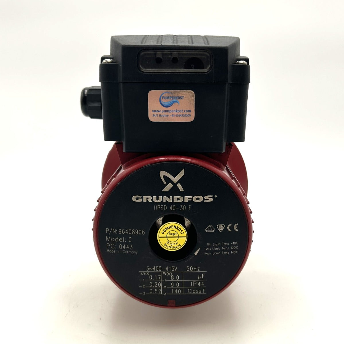 Grundfos UPSD 40-30 F Heizungspumpe 3x400V Pumpenkopf UPS 40-30 F Umwälzpumpe P19/20