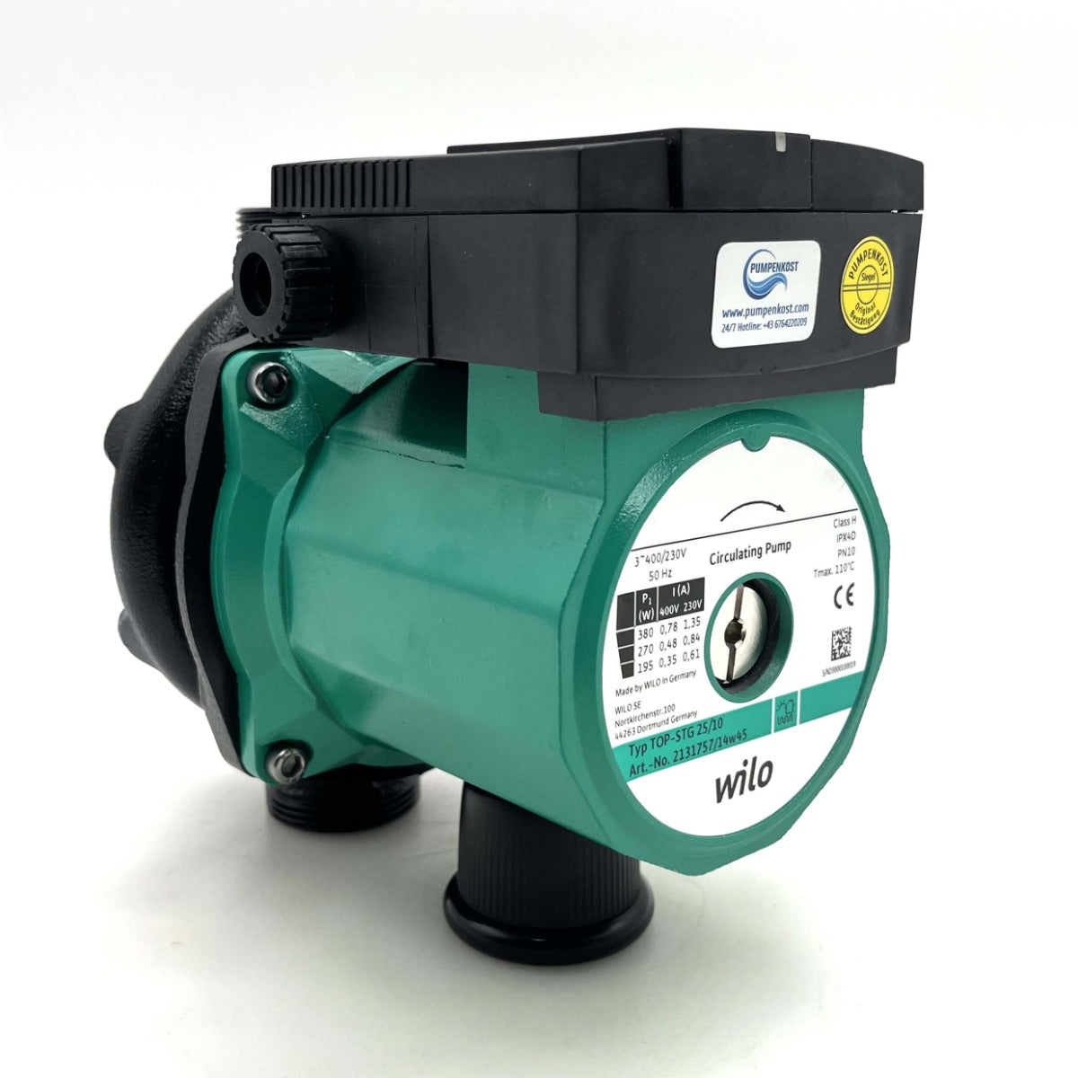 Wilo TOP-STG 25/1-10 Solarpumpe 3×400V Umwälzpumpe Heizungspumpe 180mm  P23/12