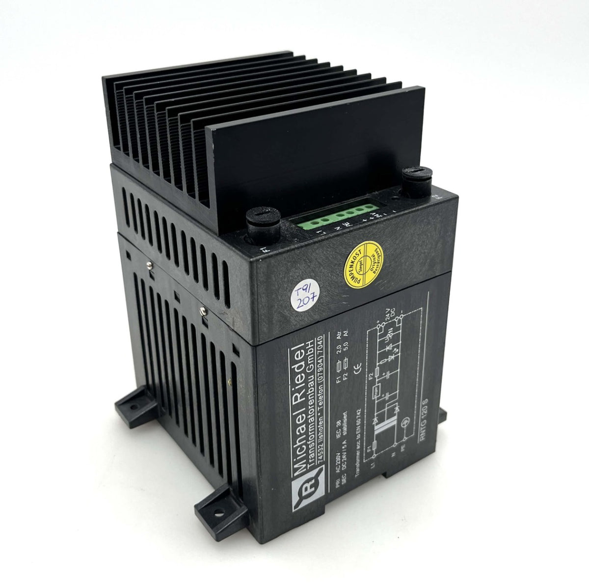 Michael Riedel RNTG 120 S Transformator 230V → 24V DC 5A stabilisiert T9/207