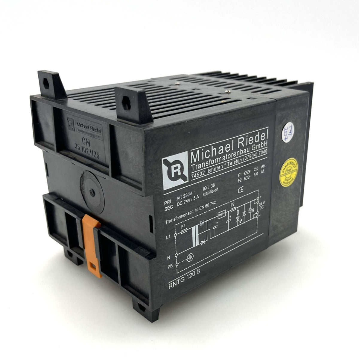 Michael Riedel RNTG 120 S Transformator 230V → 24V DC 5A stabilisiert T9/207