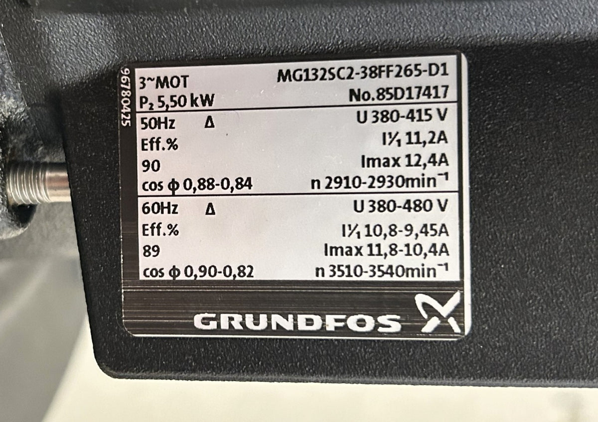 Grundfos CRN 5-32 A-CA-GI-V-HQQV Druckerhöhungspumpe 3x400V P14/587