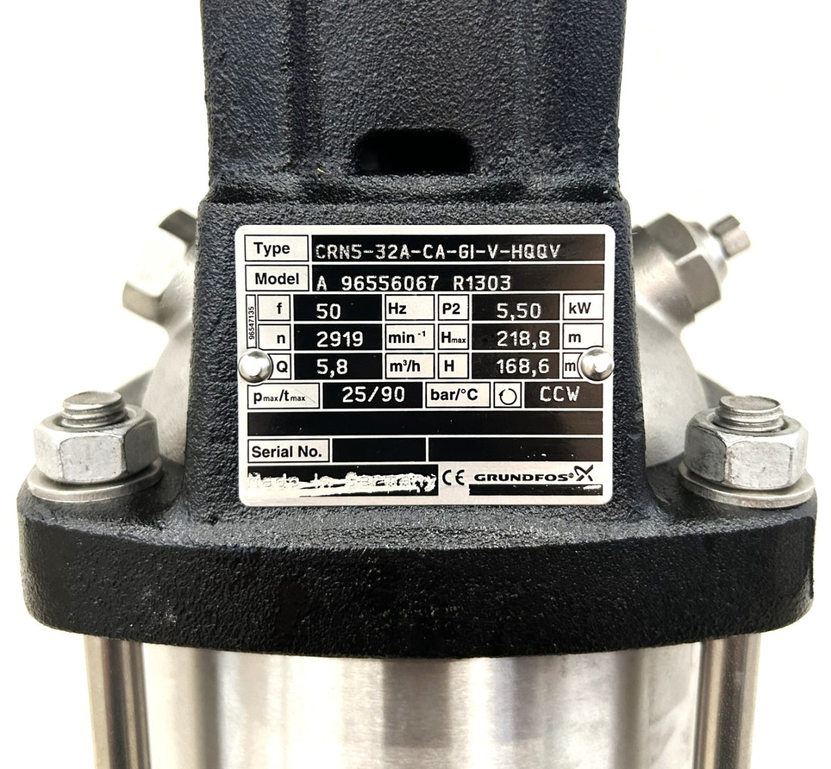 Grundfos CRN 5-32 A-CA-GI-V-HQQV Druckerhöhungspumpe 3x400V P14/587