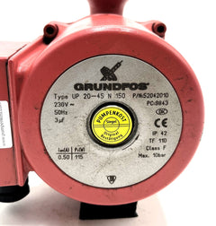 Grundfos UP 20-45 N Brauchwasserpumpe 1x230 V P18/22