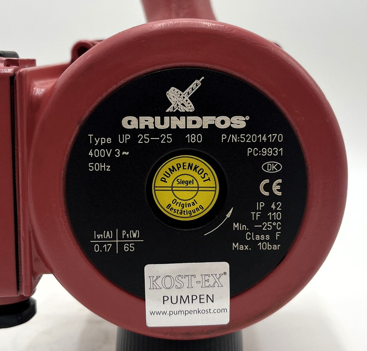 Grundfos UP 25-25  180 Heizungspumpe 3x400V Umwälzpumpe  P14/363