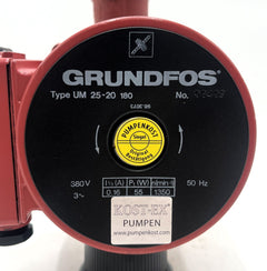Grundfos UM 25-20 180 Heizungspumpe 3x400V Umwälzpumpe P16/287