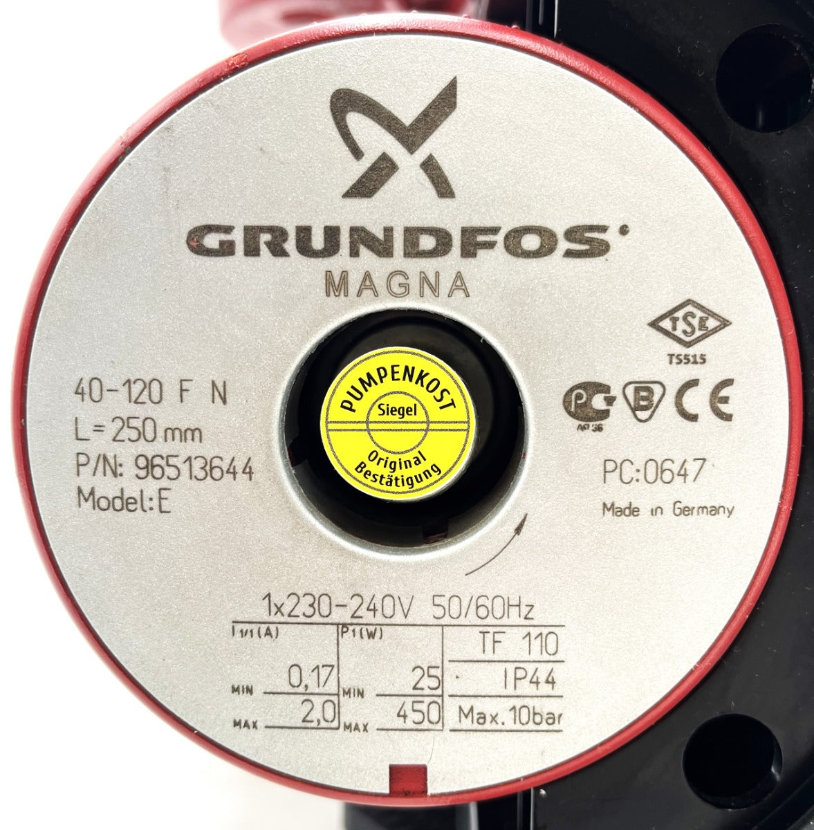 Grundfos Magna 40-120 F N Brauchwasserpumpe Nirosta  P15/488 