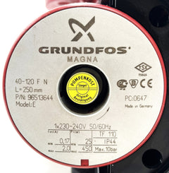 Grundfos Magna 40-120 F N Brauchwasserpumpe Nirosta  P15/488 