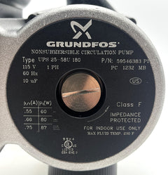 Grundfos UPS 25 - 58 U 180mm Heizungspumpe 1x115V Umwälzpumpe P15/262