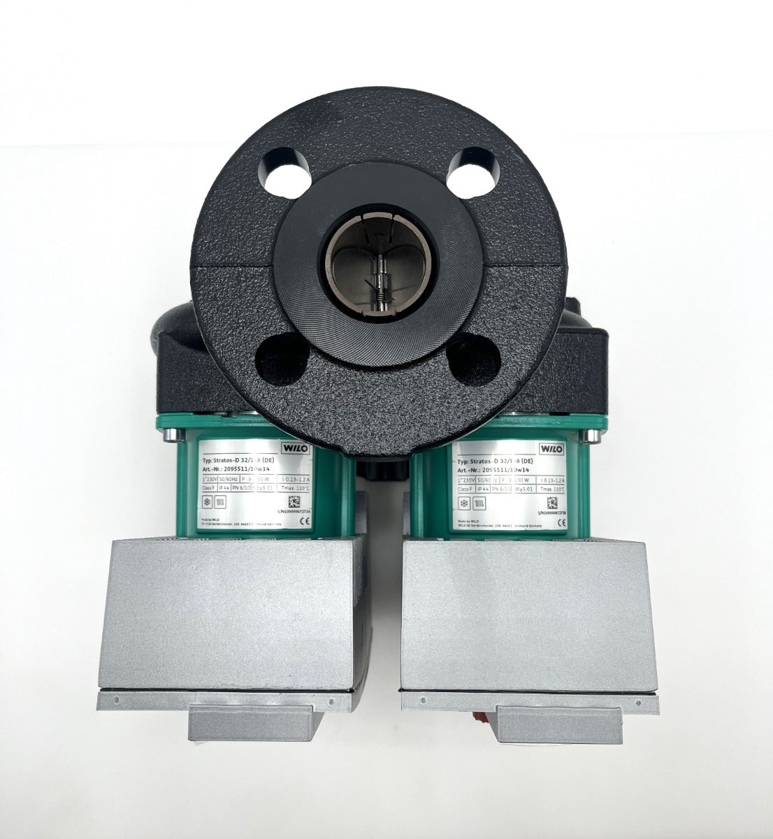 Wilo Stratos D32/1-8 Hocheffizienzpumpe 1x230V Doppelpumpe P16/42