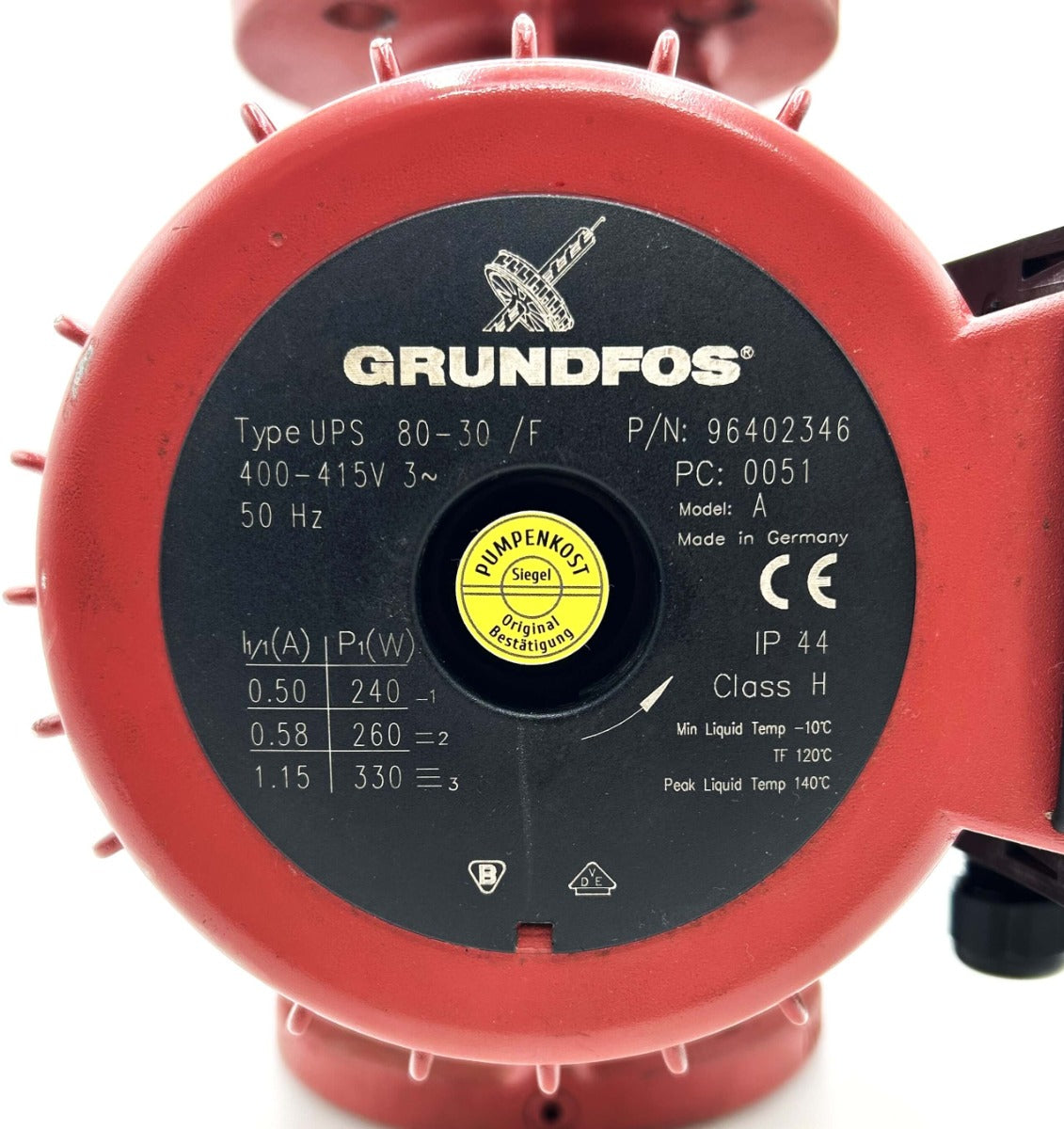 Grundfos UPS 80 -30 /F Heizungspumpe 3x400V Umwälzpumpe 360mm P10/464