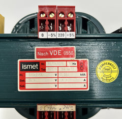 Ismet Transformator  MGSIG  Trafo  pri.220V +/- 5%  24V DC  16 A  384VA  T9/1034