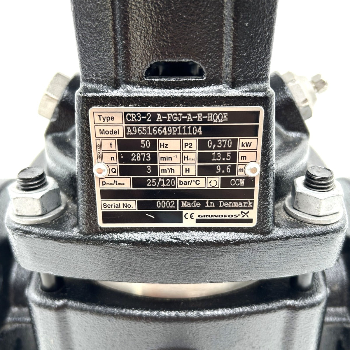 Grundfos CR3-2-A-FGJ-A-E-HQQE Druckerhöhungspumpe P15/77