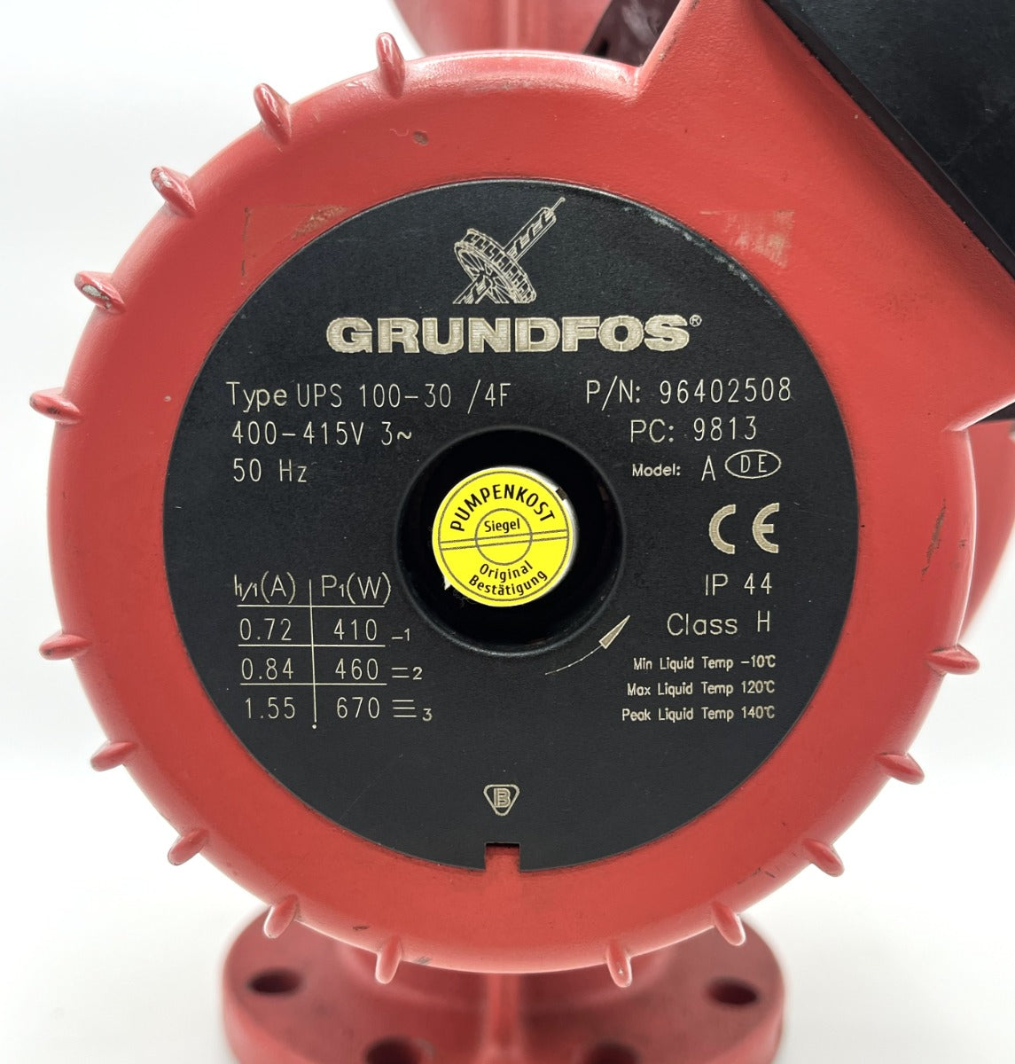 Grundfos UPS 100-30/4 F Heizungspumpe 3x400V Umwälzpumpe 450mm P17/37