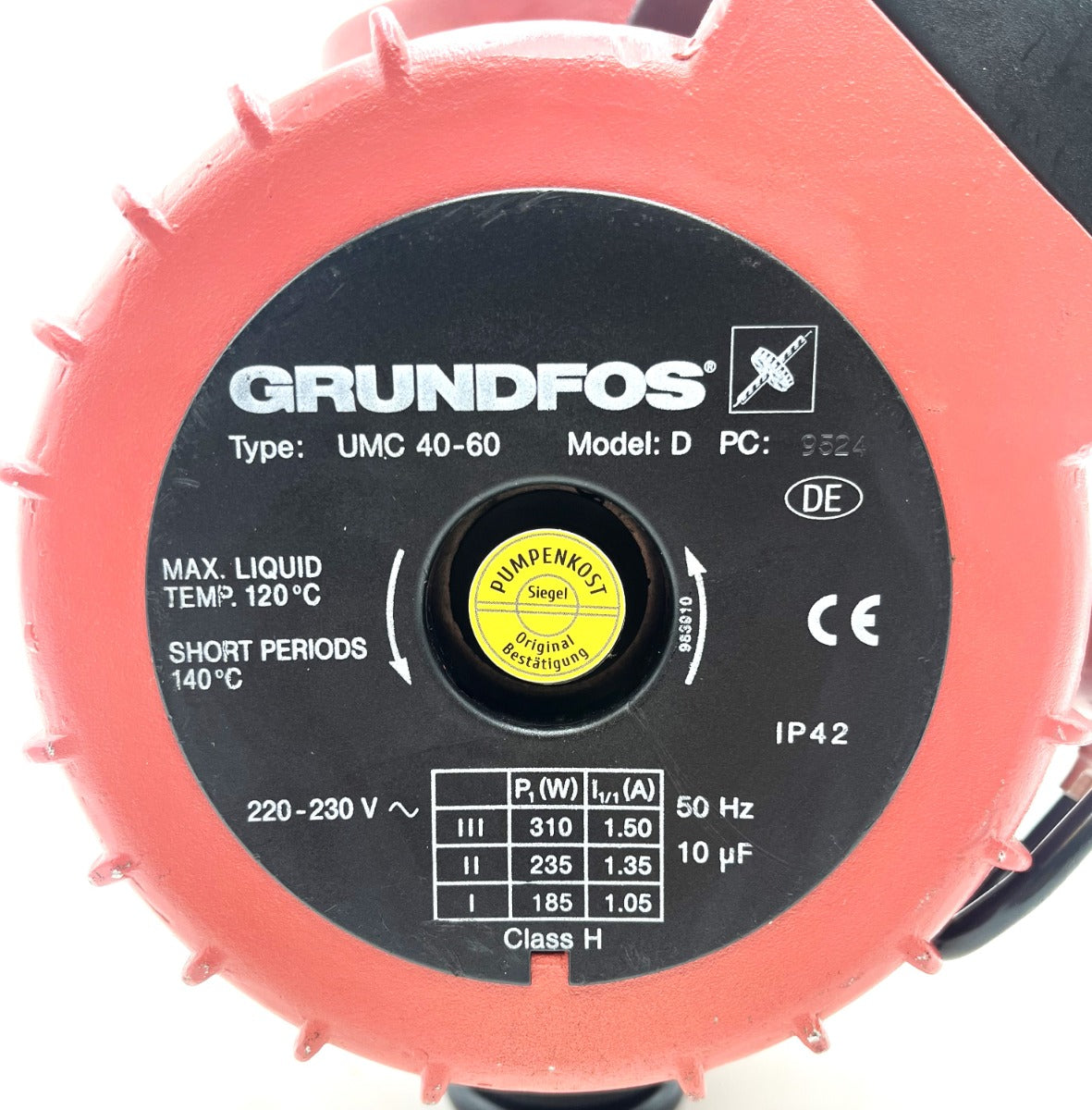 Grundfos UMC 40 - 60 Heizungspumpe 1x230V Umwälzpumpe 250mm P13/1387