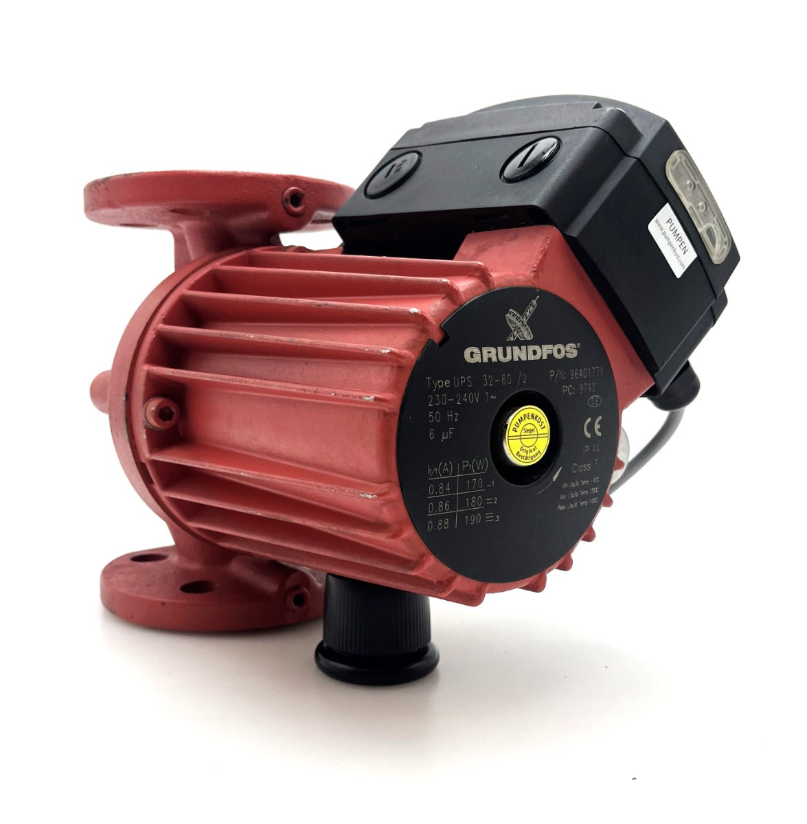 Grundfos UPS 32-60 / 2 Heizungspumpe 1x230V Umwälzpumpe 220mm P16/535