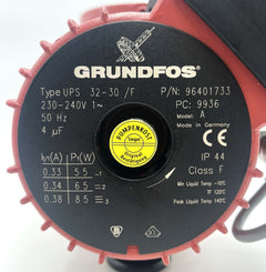 Grundfos UPS 32-30/F Umwälzpumpe 1x230V Heizungspumpe  Baul. 220mm  P9/133