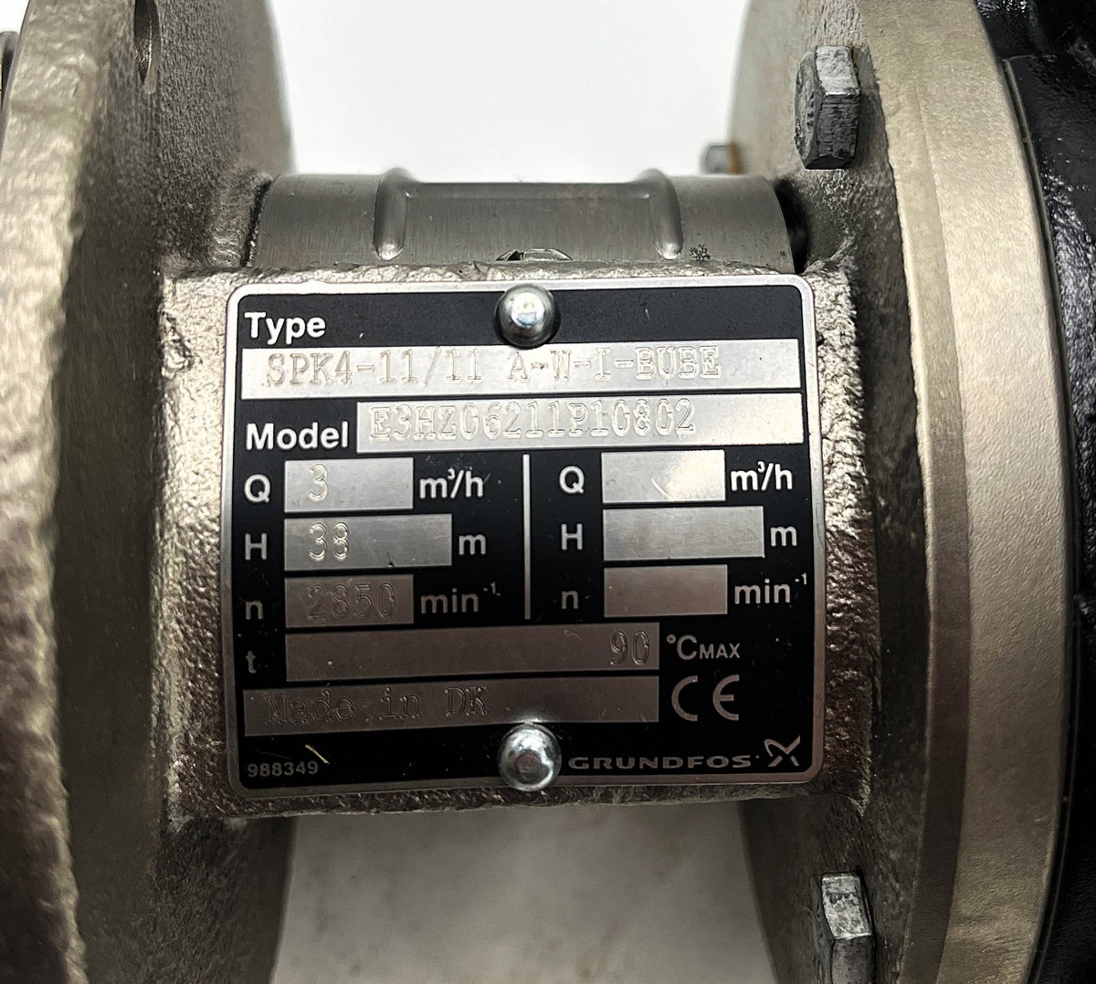 Grundfos SPK4-11/11 A-W-I-BUBE Tankpumpe 3 m³/h 38 m 3/4 Zoll Tauchpumpe  P13/293