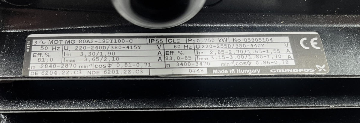 Grundfos SPK4-11/11 A-W-I-BUBE Tankpumpe 3 m³/h 38 m 3/4 Zoll Tauchpumpe  P13/293