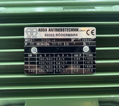 Adda Motor C1 00L-4 Flanschmotor 3x400V 3 kW  P8/718