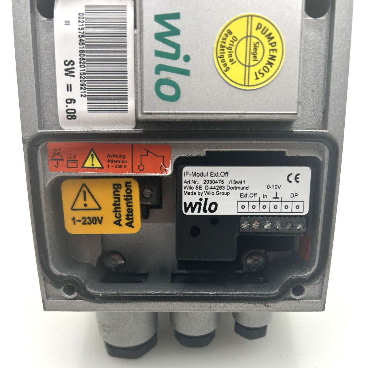 Wilo Stratos 25/1-6 (DE) Heizungspumpe 1x230V Umwälzpumpe inkl. IF-Modul 180mm  P25/27