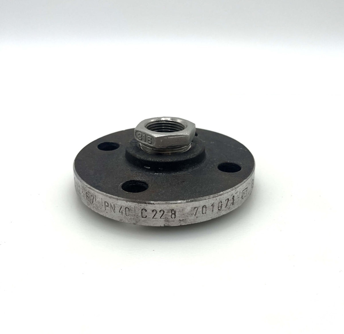 Hack Anschlussflansch 3/4 Zoll Gewinde DN 25 / 33,7  Flansch  P9/588