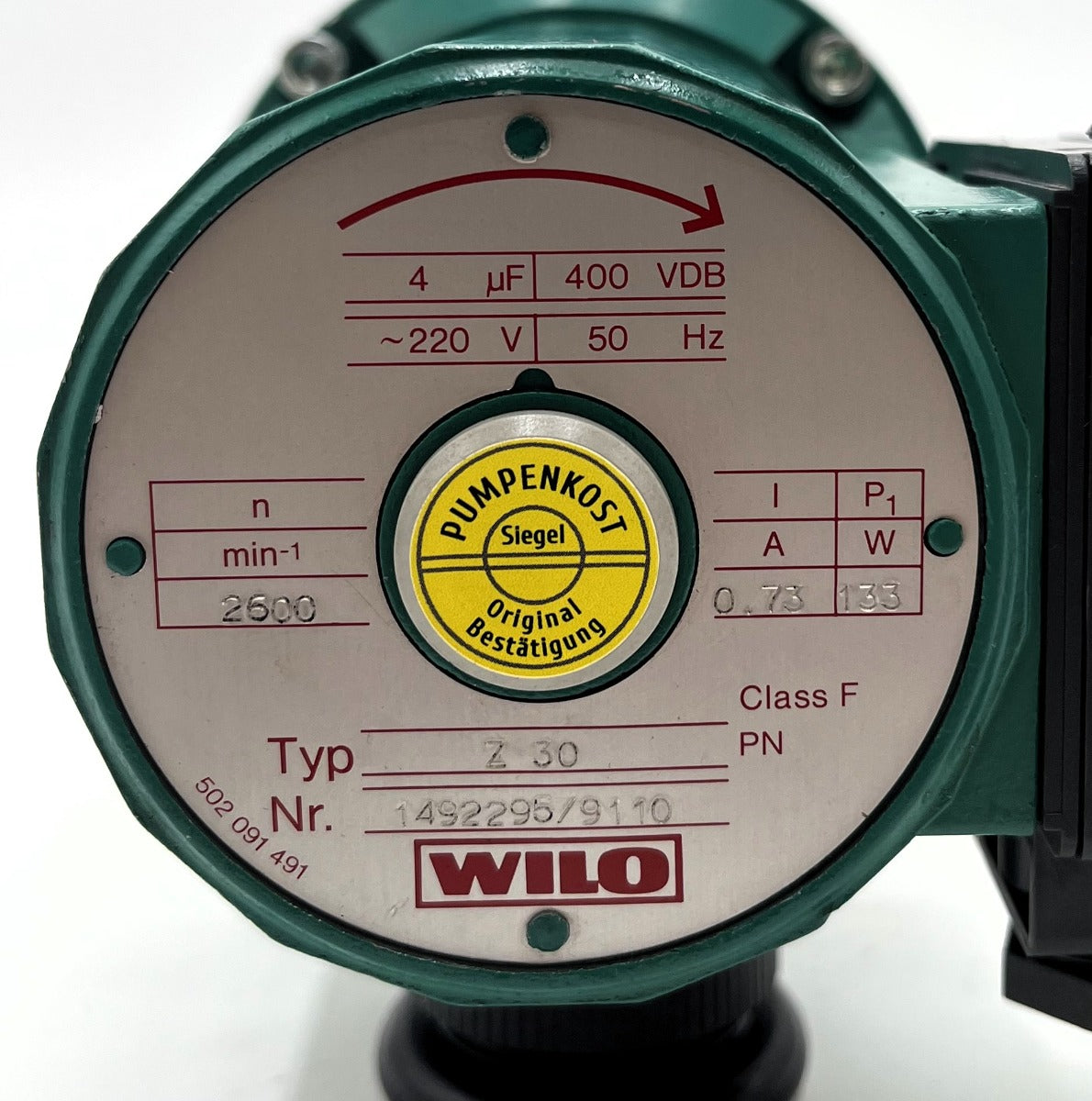 Wilo Z 30 Brauchwasserpumpe 1x230 V  P14/186