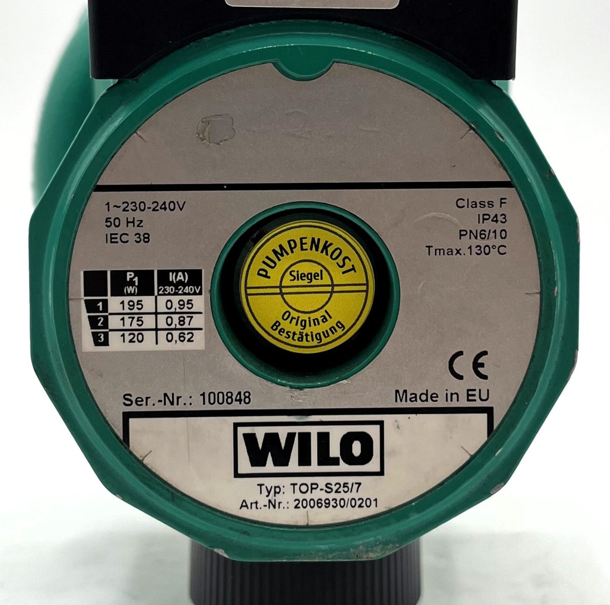 Wilo Top S 25/7 Heizungspumpe Umwälzpumpe  P13/1491