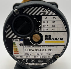Halm HUPA 30 - 4.0  U 180 Heizungspumpe 1x230V Umwälzpumpe P13/1001