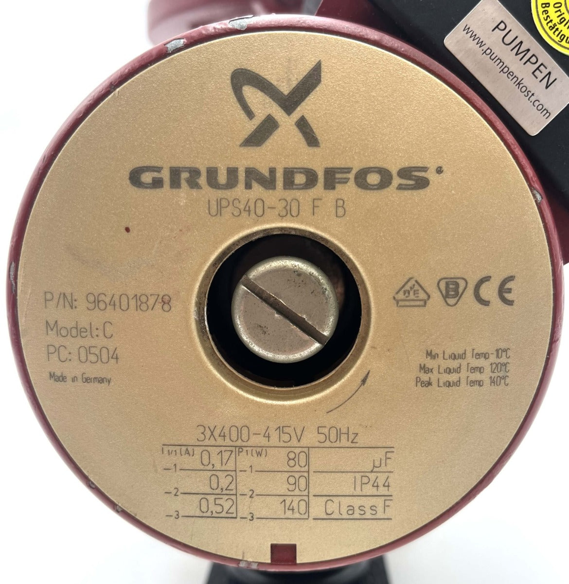 Grundfos UPS 40-30 F B 250 Brauchwasserpumpe 3x400V Zirkulationspumpe  P9/1135