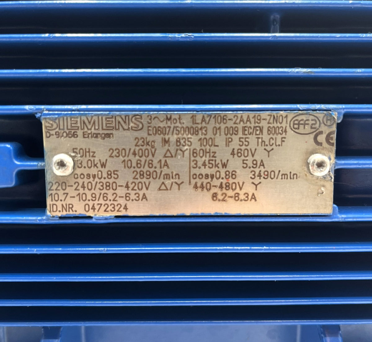 KSB Kreiselpumpe mit Siemens Motor 3,4 kW DN 50 P13/956