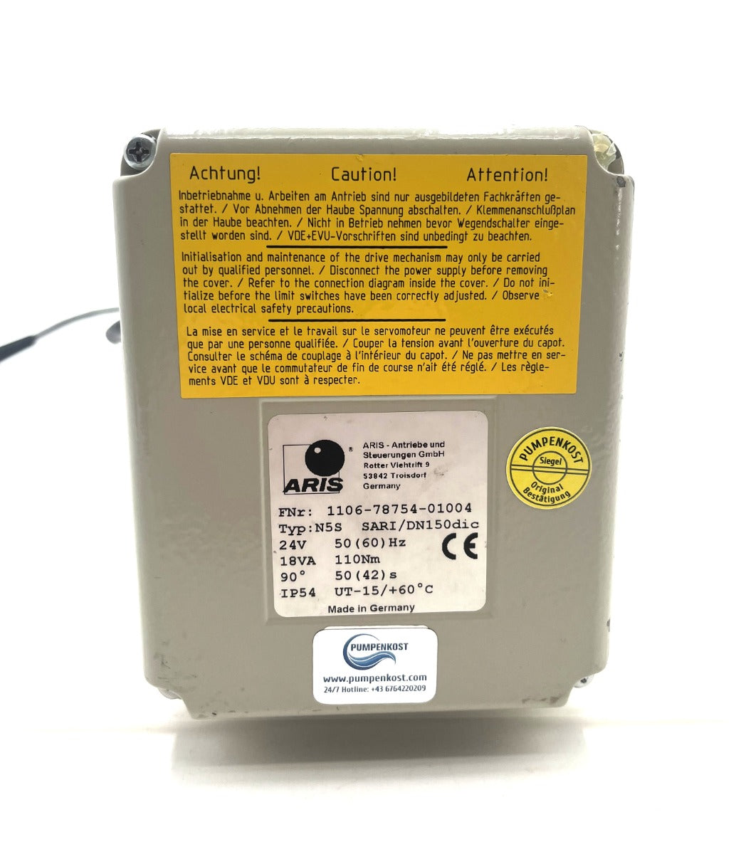 ARIS Stellantrieb N5S Danfoss Socla Absperrklappe DN 150 Butterfly Ventil P11/435
