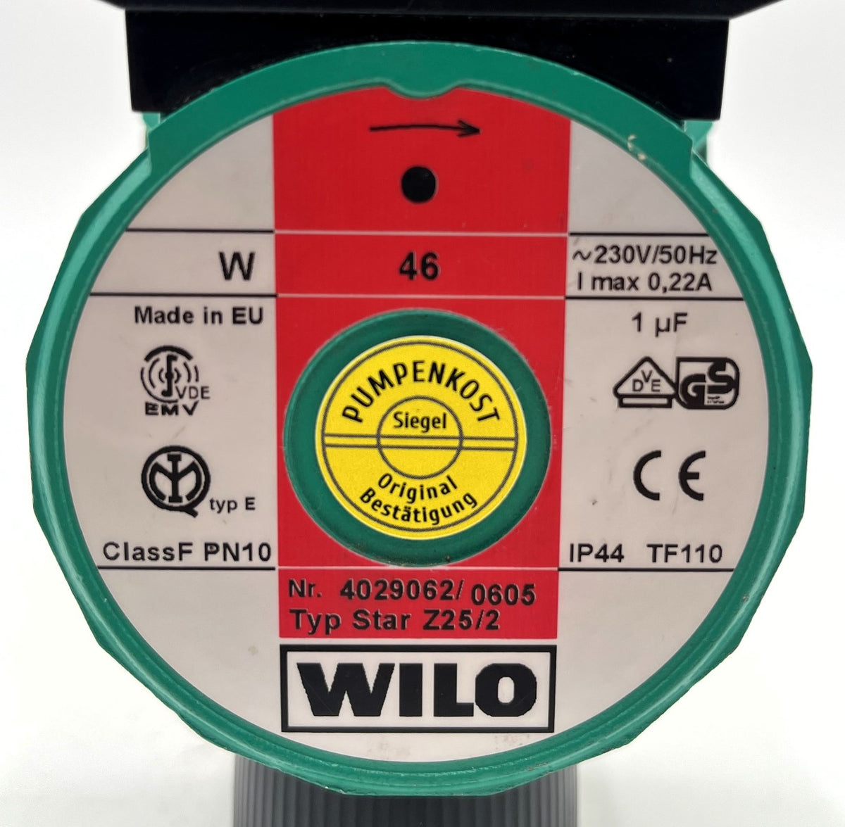 Wilo STAR Z 25/2 Zirkulationspumpe  Brauchwasser 1x230 V   P13/836