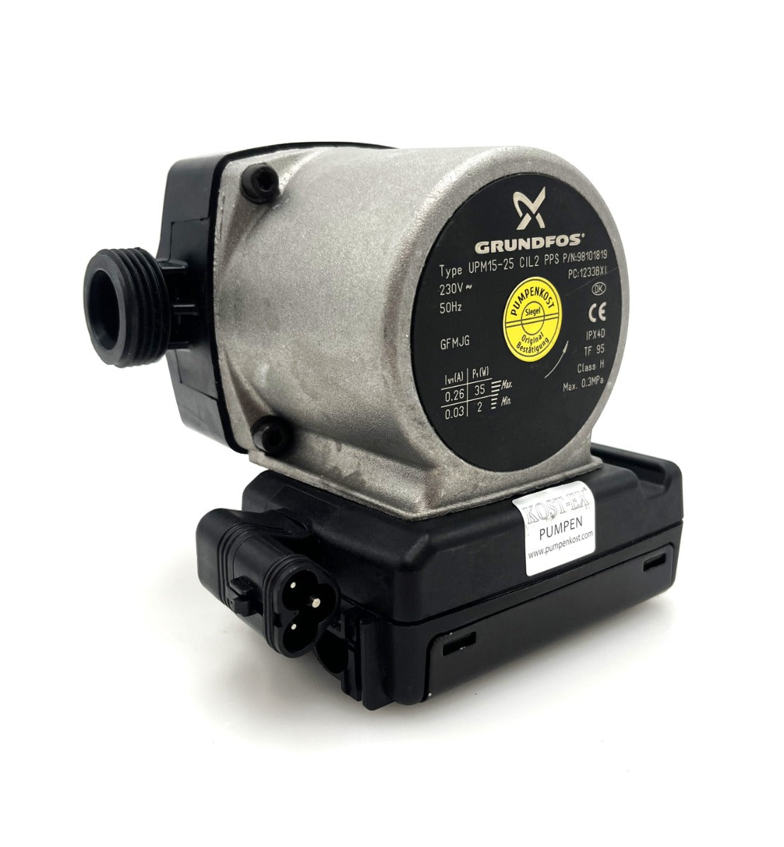 Grundfos UPM 15-25 CIL 2 PPS Heizungspumpe 1x230V P16/483