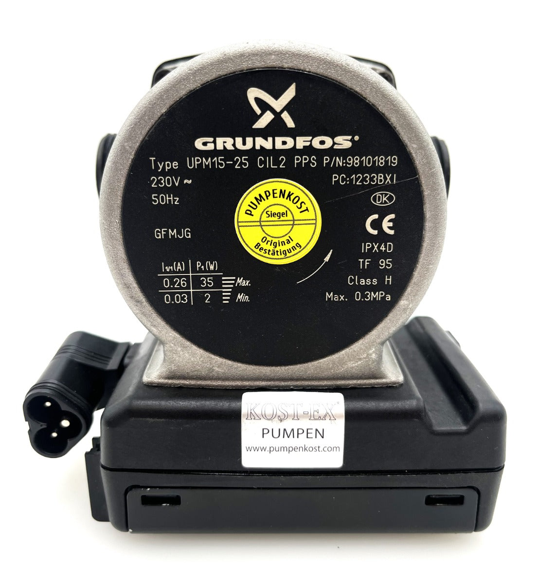 Grundfos UPM 15-25 CIL 2 PPS Heizungspumpe 1x230V P16/483