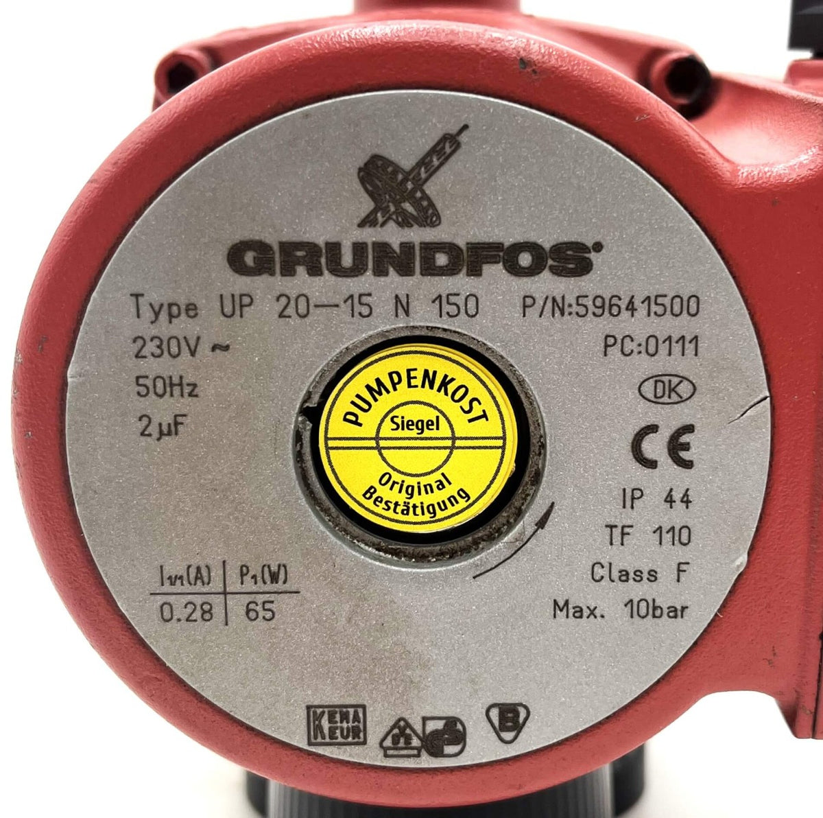 Grundfos UP 20-15 N Trinkwasserpumpe 1x230V 1 1/4