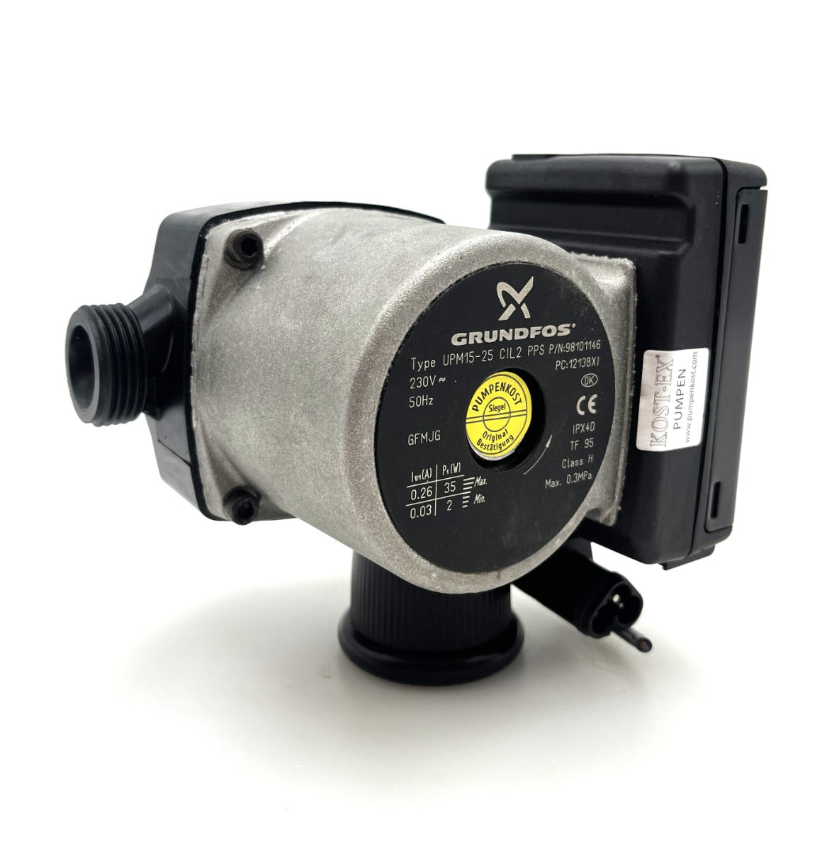 Grundfos UPM 15-25 CIL 2 PPS Umwälzpumpe 130mm 1x230V Heizungspumpe P16/484