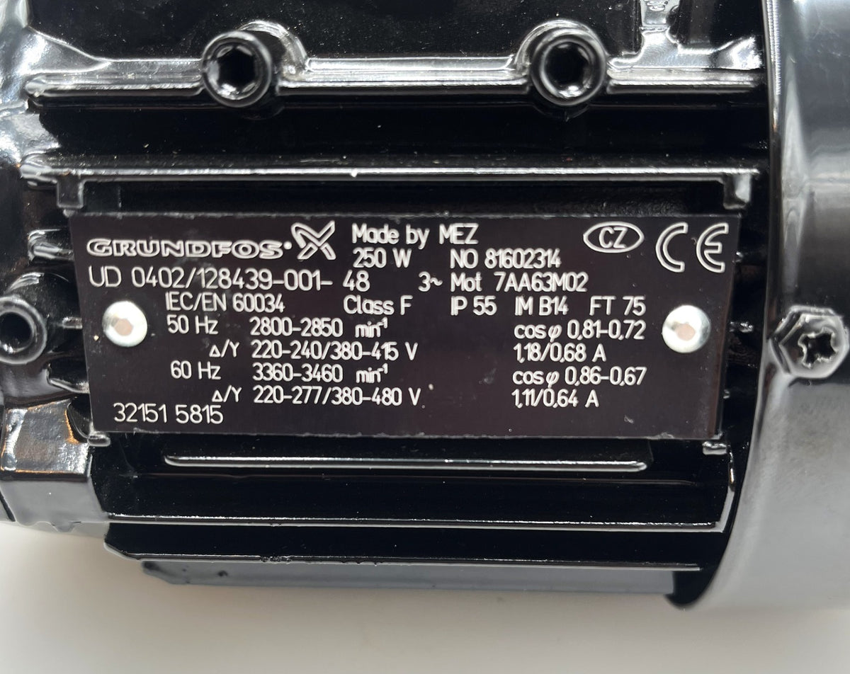 Grundfos UD 0402/128439-001-48 Pumpenmotor 3x400V 250W  S11/116
