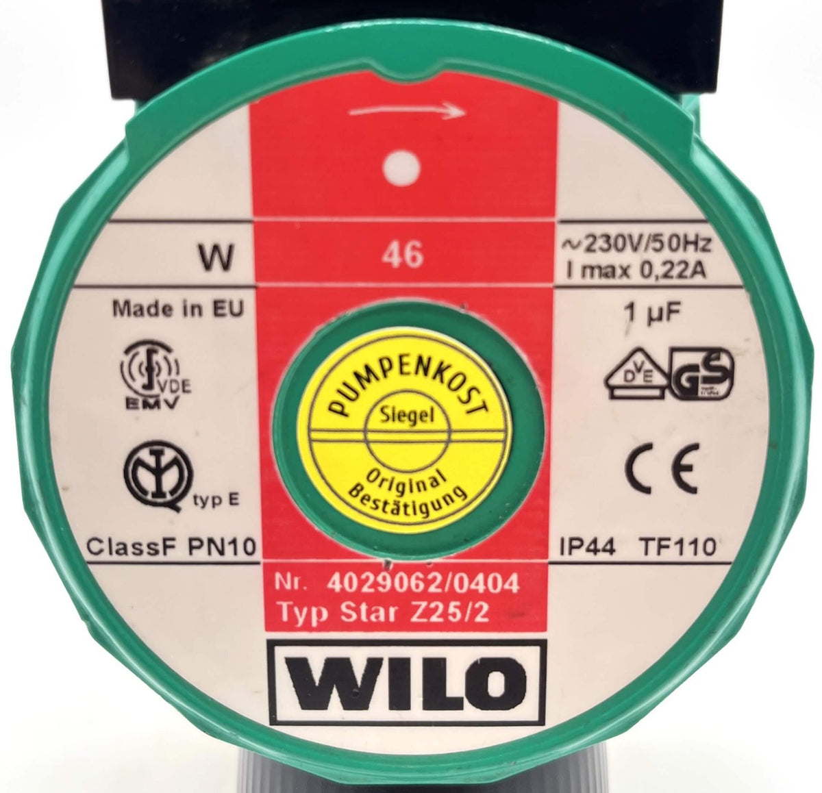 Wilo STAR Z 25/2 Brauchwasserpumpe 1x230V 180mm  P8/746