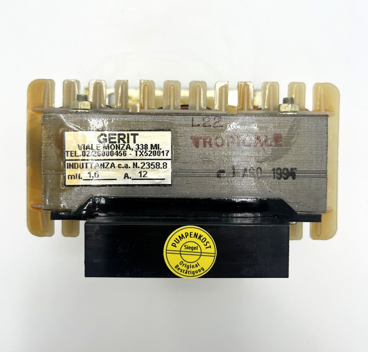 Gerit 2358.8 AC-Induktivität Drossel 1,6mH 3x12A Motordrossel  T10/174
