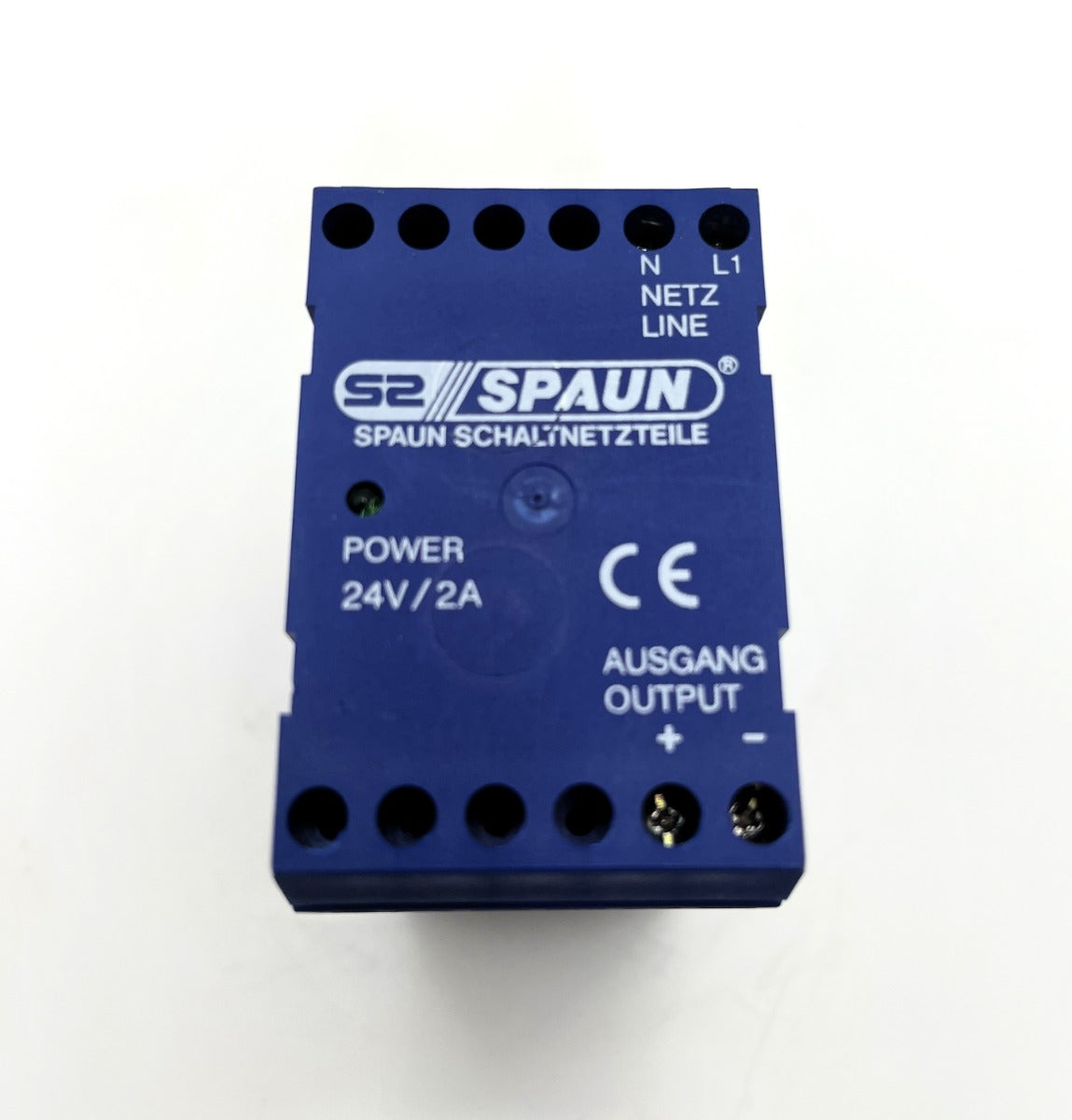 SPAUN Schaltnetzteil Trafo pri 230V sek 24V DC 2A    T10/199