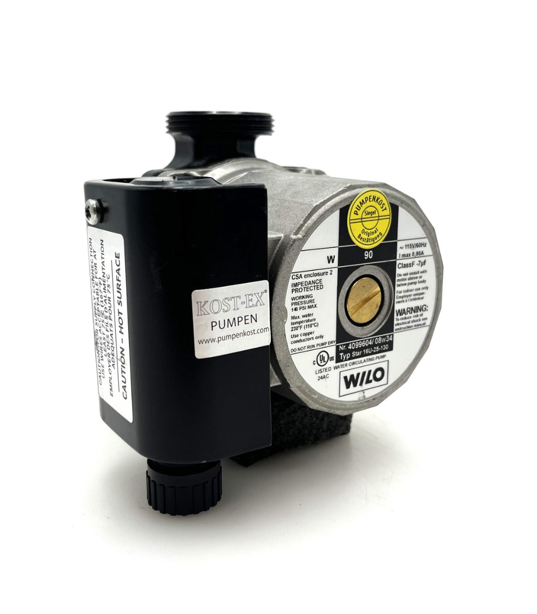 Wilo Star 16 U -25-130 Zirkulationspumpe 115V P18/34