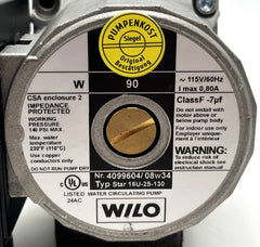 Wilo Star 16 U -25-130 Zirkulationspumpe 115V P18/34
