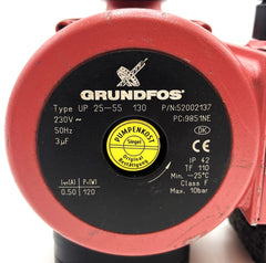 Grundfos UP 25 - 55 130 UPS Heizungspumpe 1x230 V P20/40