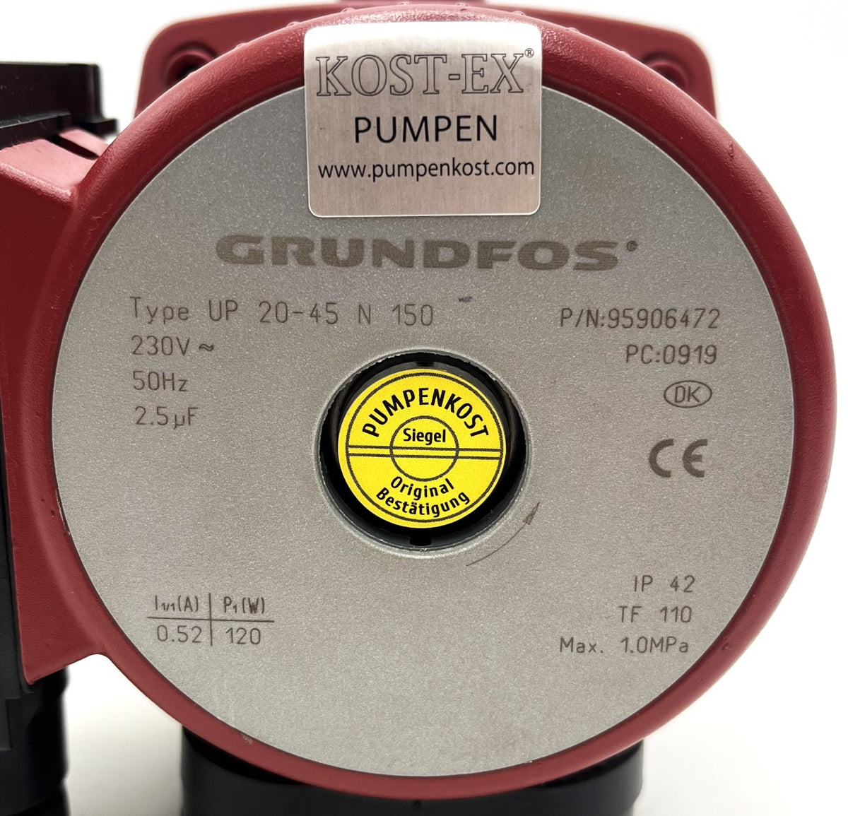 Grundfos UP 20-45N  150  Brauchwasserpumpe Trinkwasserpumpe  P13/1376