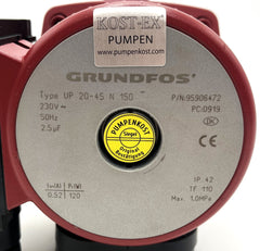 Grundfos UP 20-45N  150  Brauchwasserpumpe Trinkwasserpumpe  P13/1376