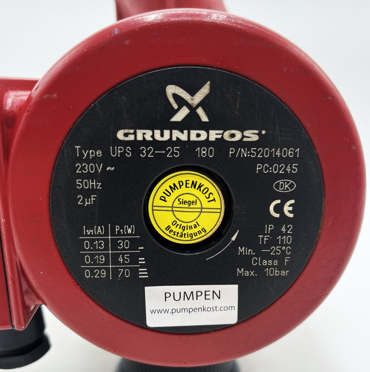 Grundfos UPS 32-25 180 Umwälz- Heizungspumpe 1x230V  P13/1420