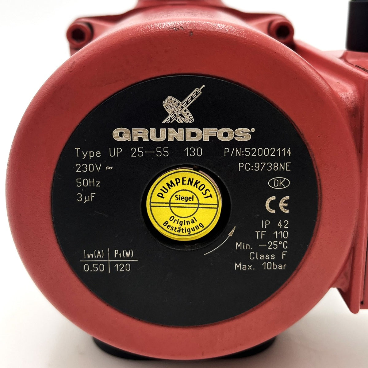 Grundfos UP 25-55 130 Umwälz- Heizungspumpe 1x230V  P15/563