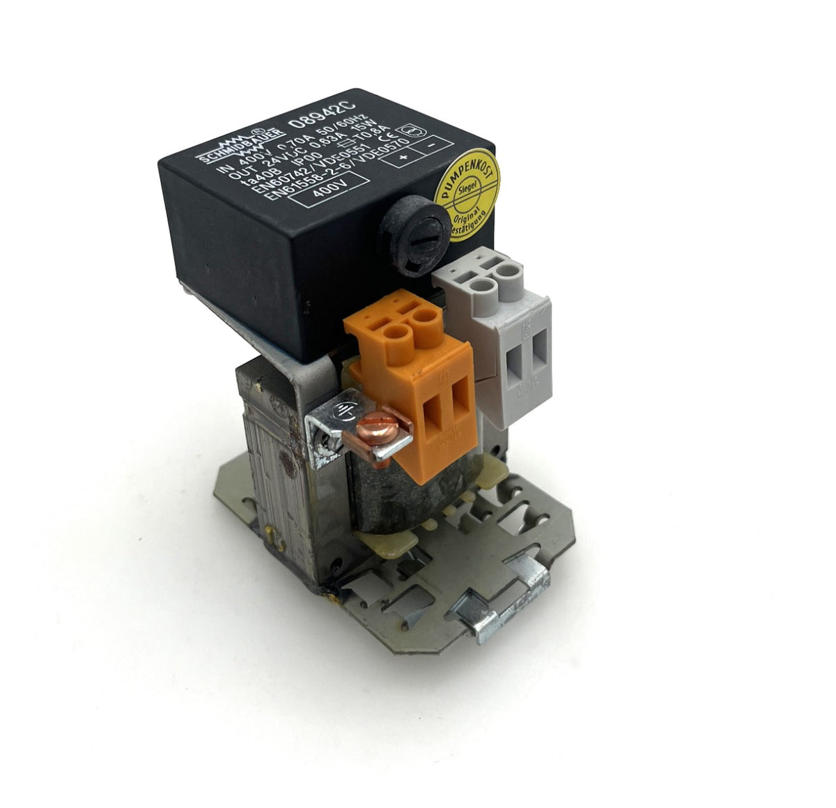 Schmidbauer 08942 C  Trafo pri. 400 V  sek.24 V DC  15 W  T9/767