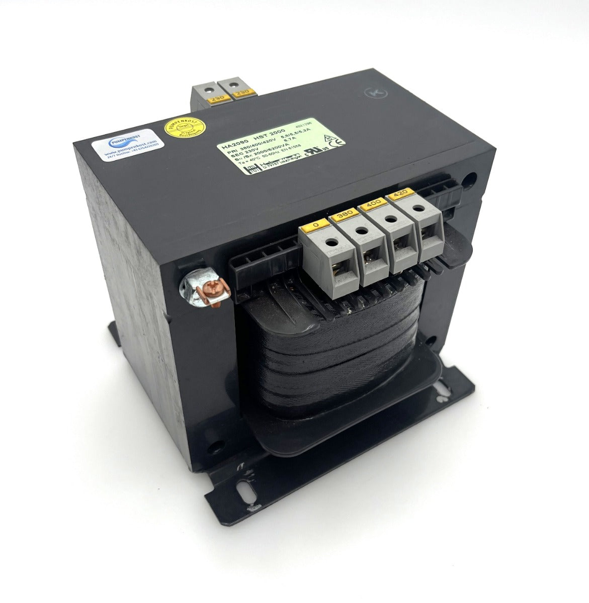 Habermann HA 2090 HST 2000 Trafo  pri 380/400/420V sec 230V  Nr. 40201296  T9/70