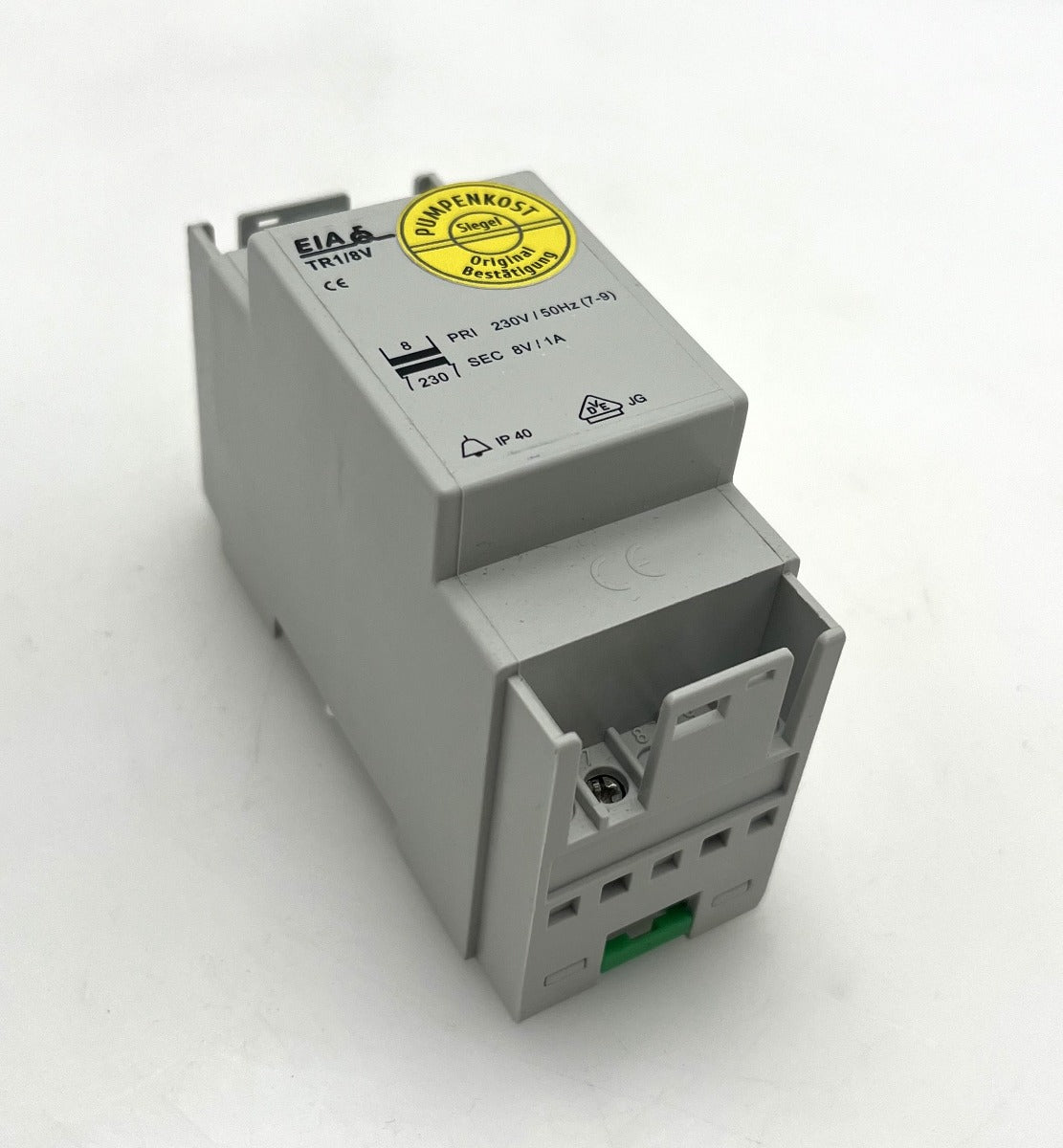 EIA TR1/8V Transformator Trafo 230 V sec 8 V 1 A Klingeltrafo T9/512